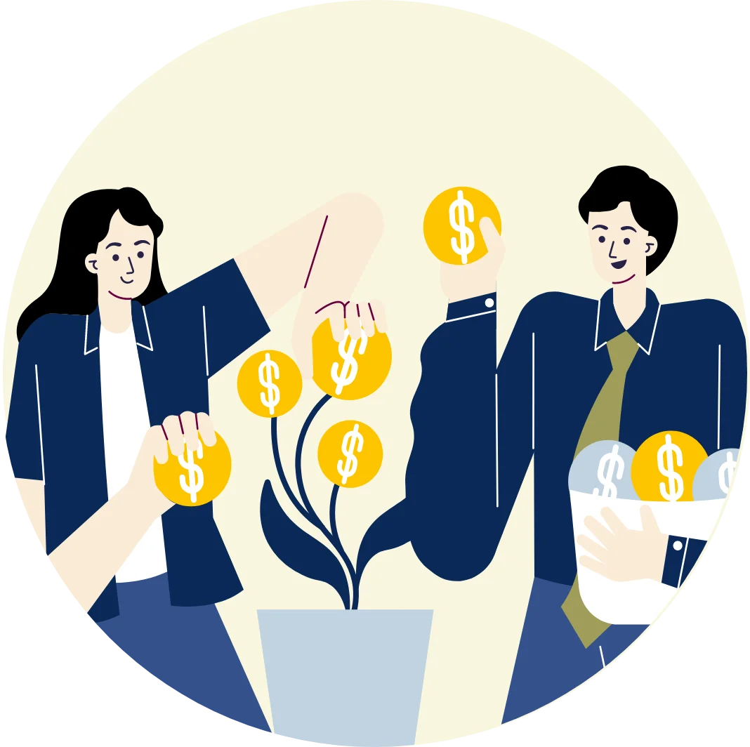 iconen met geld